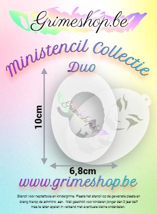 Ministencil Unicorn Duo