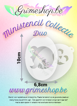 Ministencil Unicorn Duo