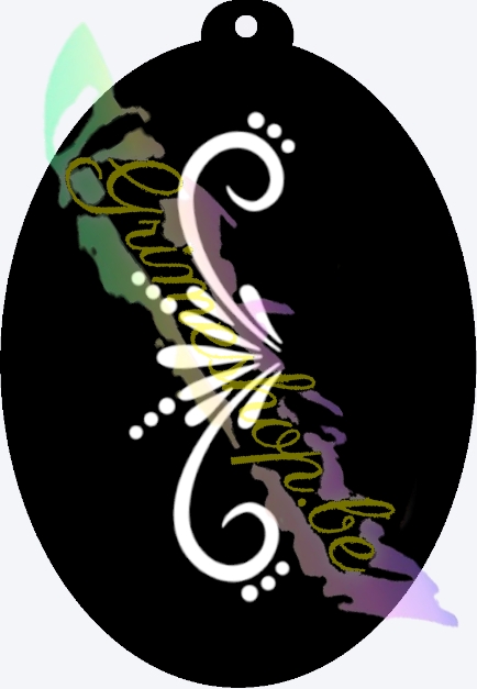 Ministencil Kroon Prinses