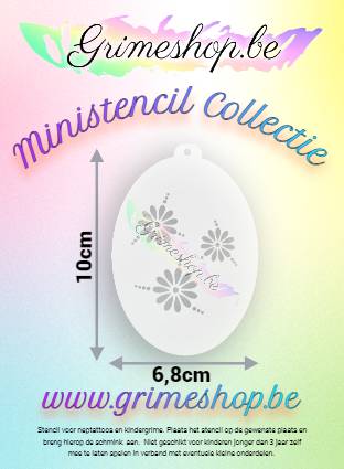 Ministencil Bloemen