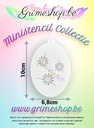 Ministencil Bloemen
