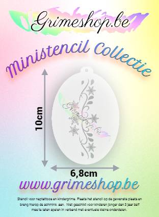 Ministencil Winter Prinses