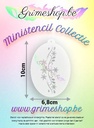 Ministencil Winter Prinses