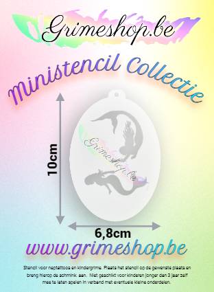 Ministencil Zeemeermin