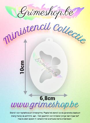 Ministencil Vlinder