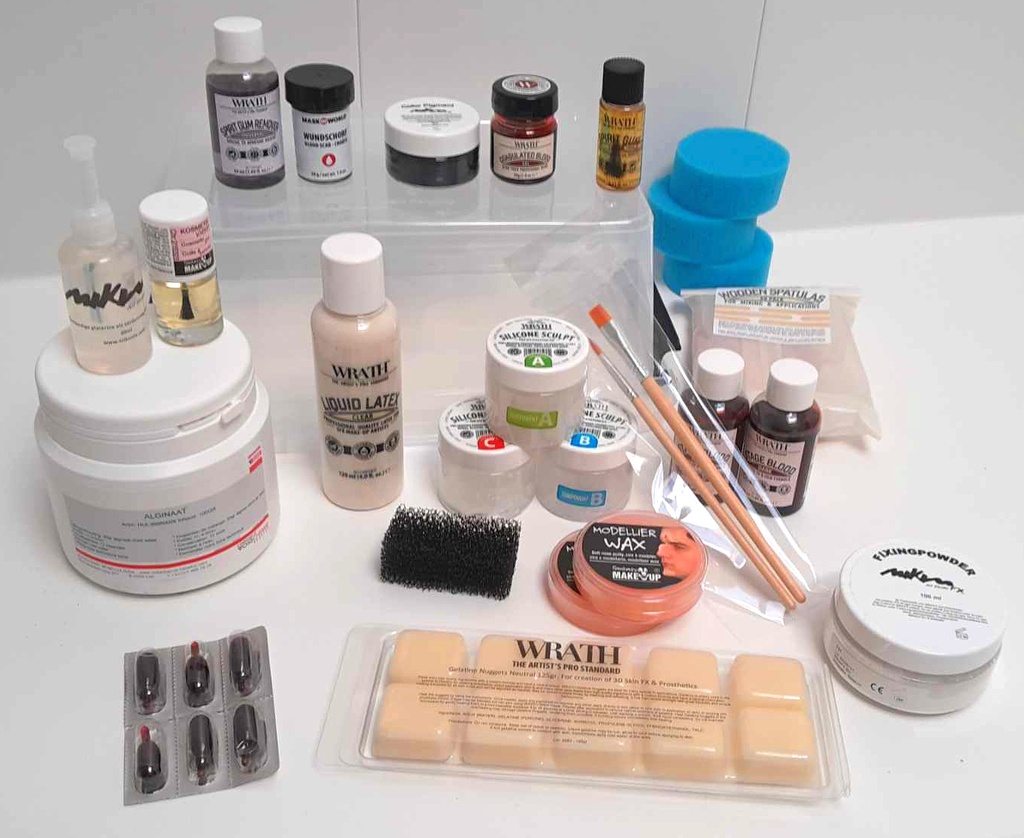 Basispakket cursus Halloween/Nepwonden (zonder kleuren)