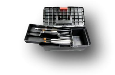 Kleine koffer 32,5x18x13cm, leeg