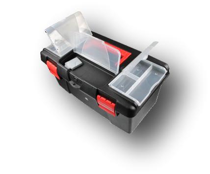 Grotere koffer 40x22x18,5cm, leeg