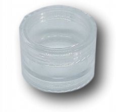 10ml potje stapelbaar PETG (leeg) + deksel