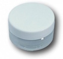 25ml glitterpot PETG (leeg) + deksel wit