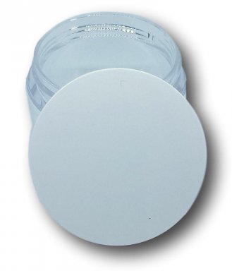 30ml luxe pot PETG (leeg) + deksel wit