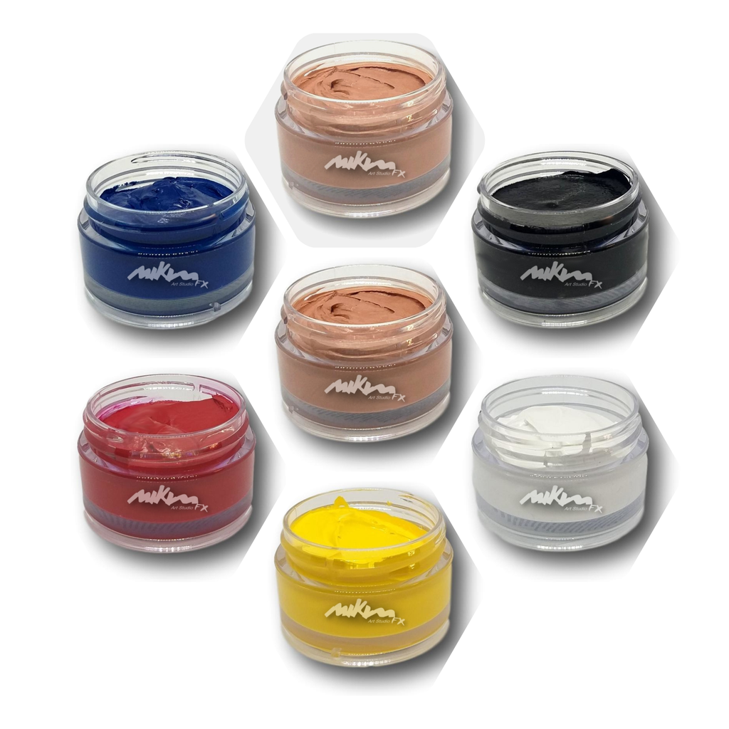 Basispakket kleuren voor cursus Halloween/Nepwonden