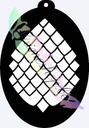 Ministencil Schubben Vis
