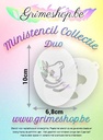 Ministencil Unicorn Duo (2 stencils)