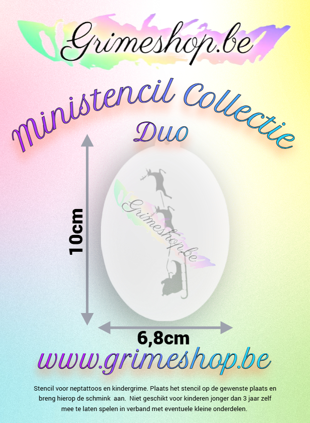 Ministencil Kerstman Slee