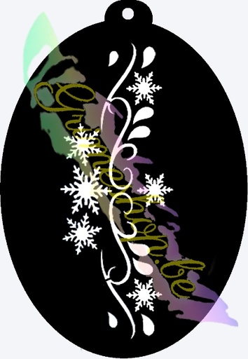 Ministencil Winter Prinses