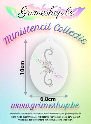 Ministencil Kroon Prinses