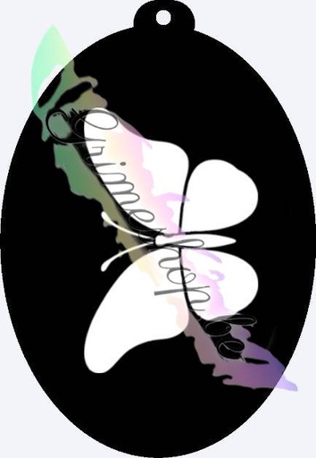 [vlinder1] Ministencil Vlinder